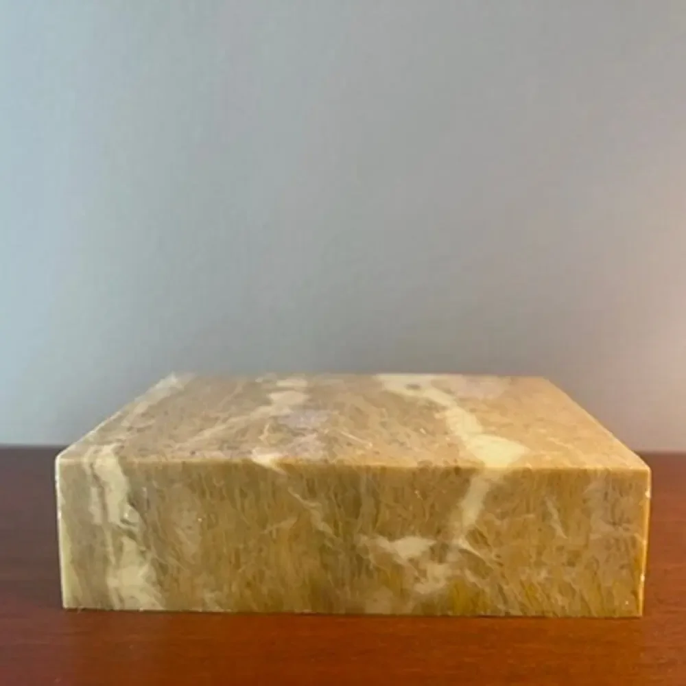 Marble Stone Rectangle Trinket Dish
